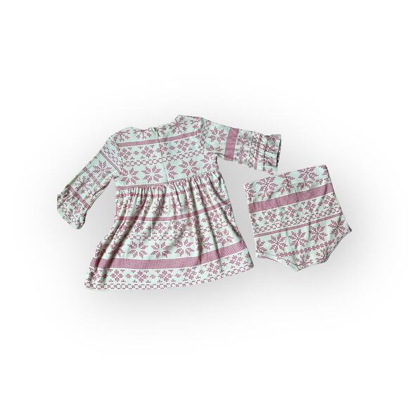 Kate Quinn Organics NWT Dress And Bloomer Set - Picture 3 of 5